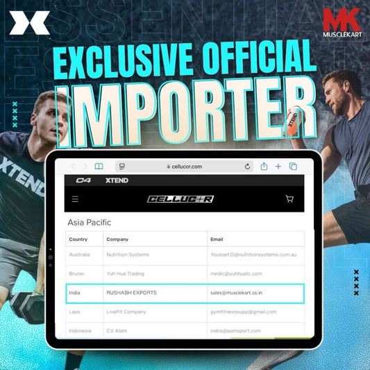 MuscleKart is Official Authorised Importer of XTEND® in India