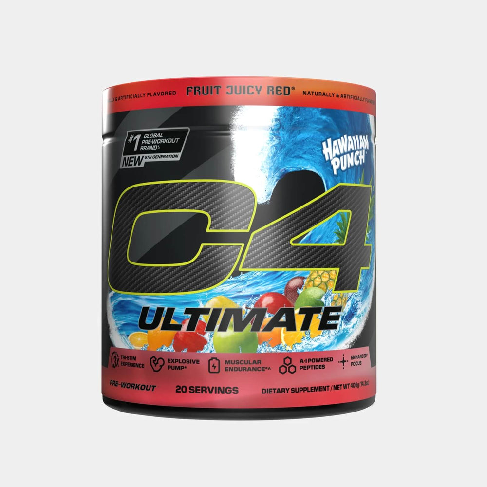 Cellucor C4 Ultimate Pre Workout Powder 20 Servings Hawaiian Punch Fruit Juicy Red