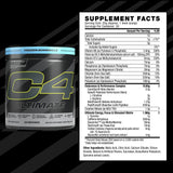 Cellucor C4 Ultimate Pre Workout Powder 20 Servings Supplement Facts