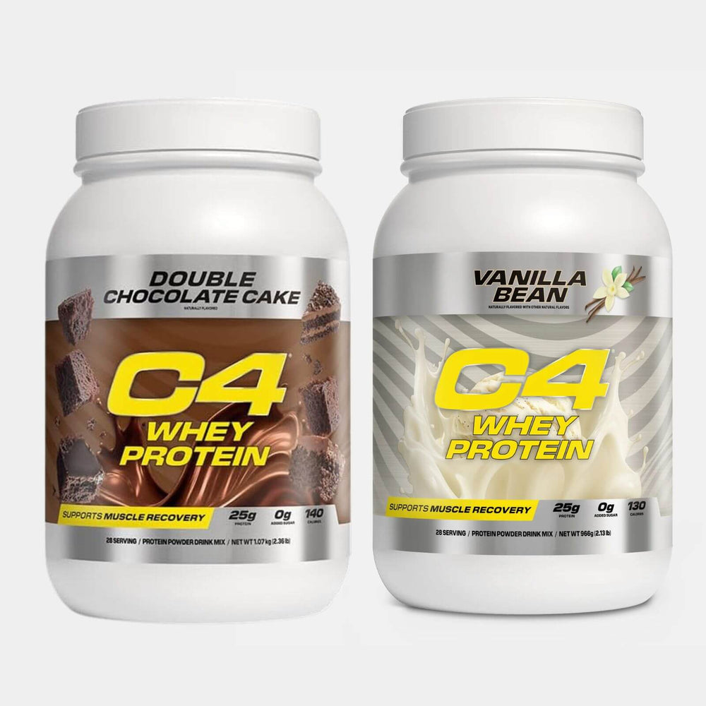 Cellucor C4 Whey Protein 28 Servings (Double Chocolate + Vanilla Bean)