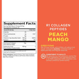 R1 Collagen Peptides - Peach Mango - Facts