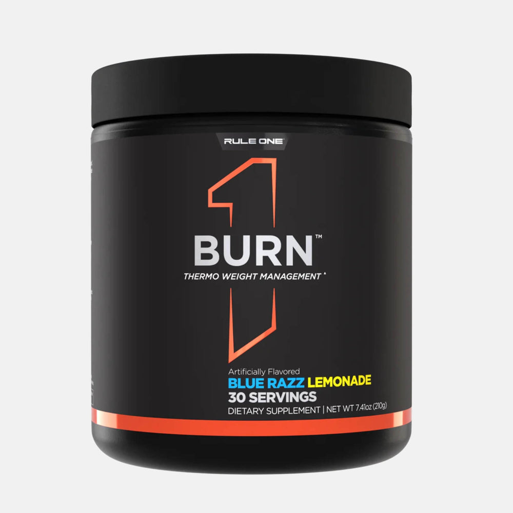 Rule One Proteins Burn 30 Servings Blue Razz Lemonade