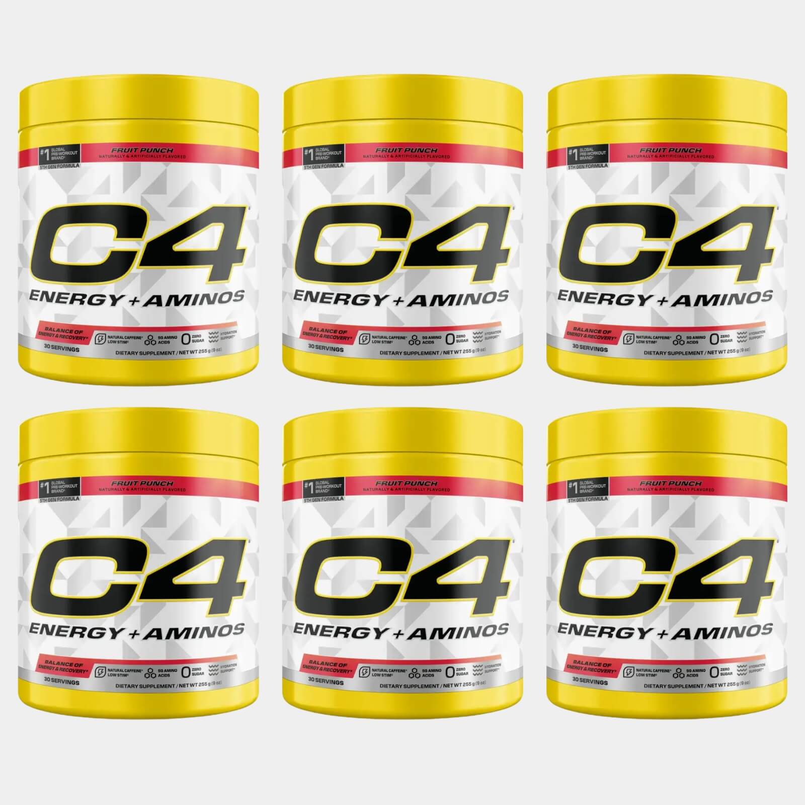 3._Cellucor_C4_Energy_Aminos_-Fruit punch_-_Pack_of_6
