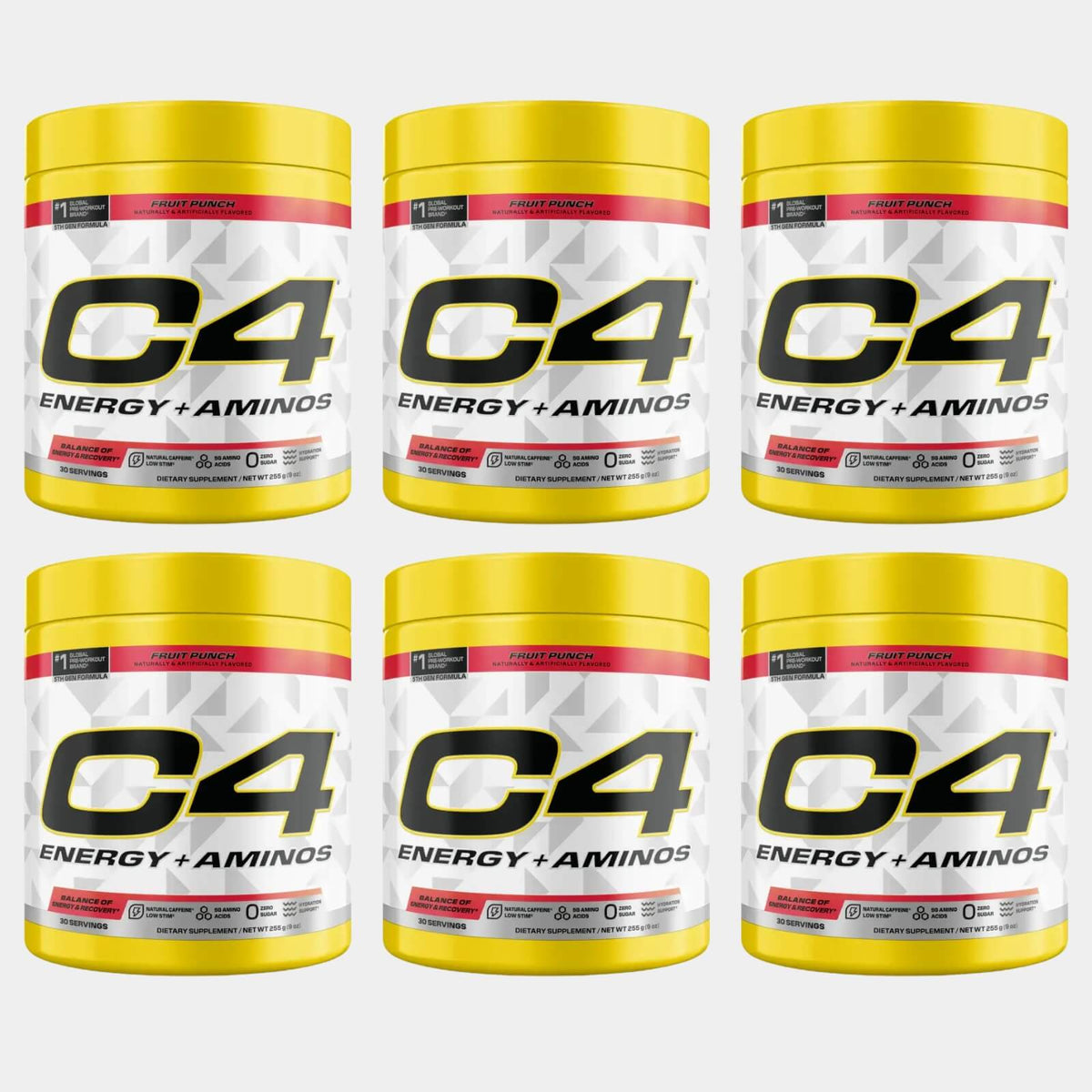 3._Cellucor_C4_Energy_Aminos_-Fruit punch_-_Pack_of_6