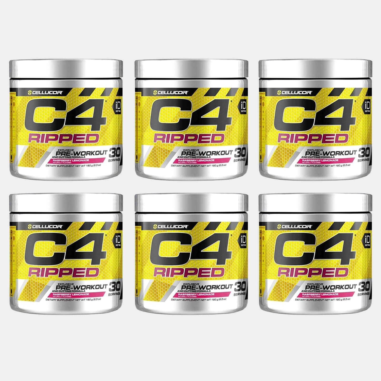 C4 Ripped Rasberry Lemonade Pack of 6