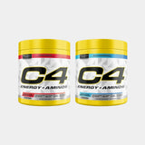 Cellucor C4 Energy + Aminos | 30 Servings | (Fruit Punch + Icy Bkue Razz)