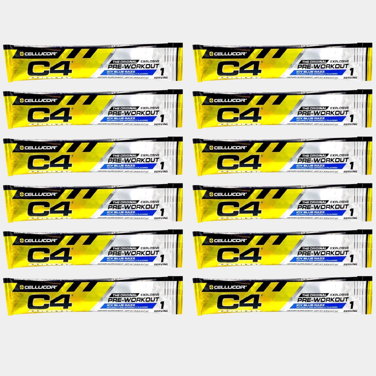 Cellucor C4 Original Pre Workout Powder | 1 Servings | Icy Blue Razz