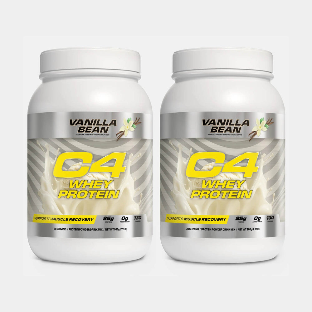 Cellucor C4 Whey Protein 28 Servings Vanila Bean pack of 2