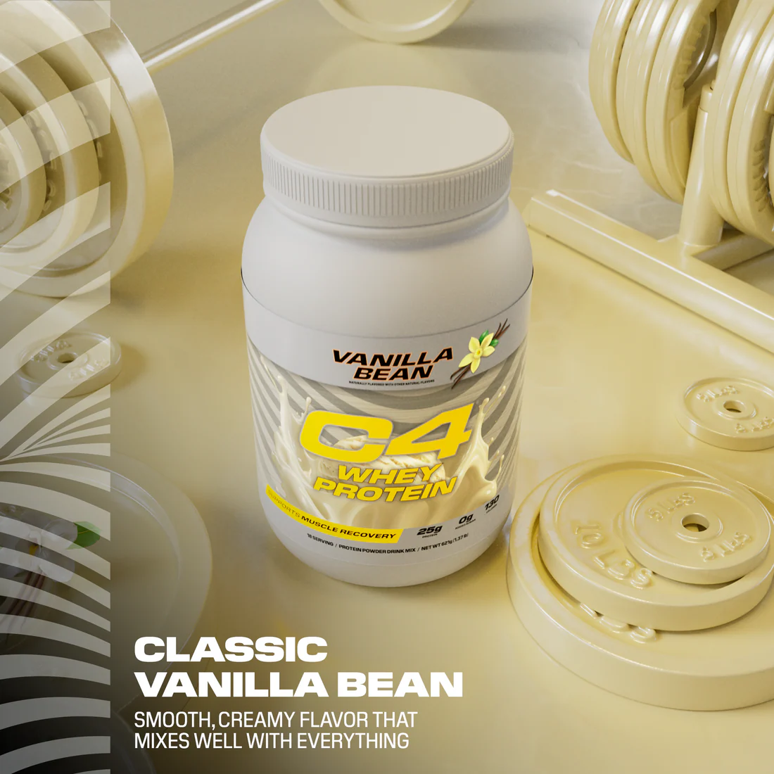 Cellucor C4 Whey Protein Powder 28 Servings  Vanila Bean Gallery