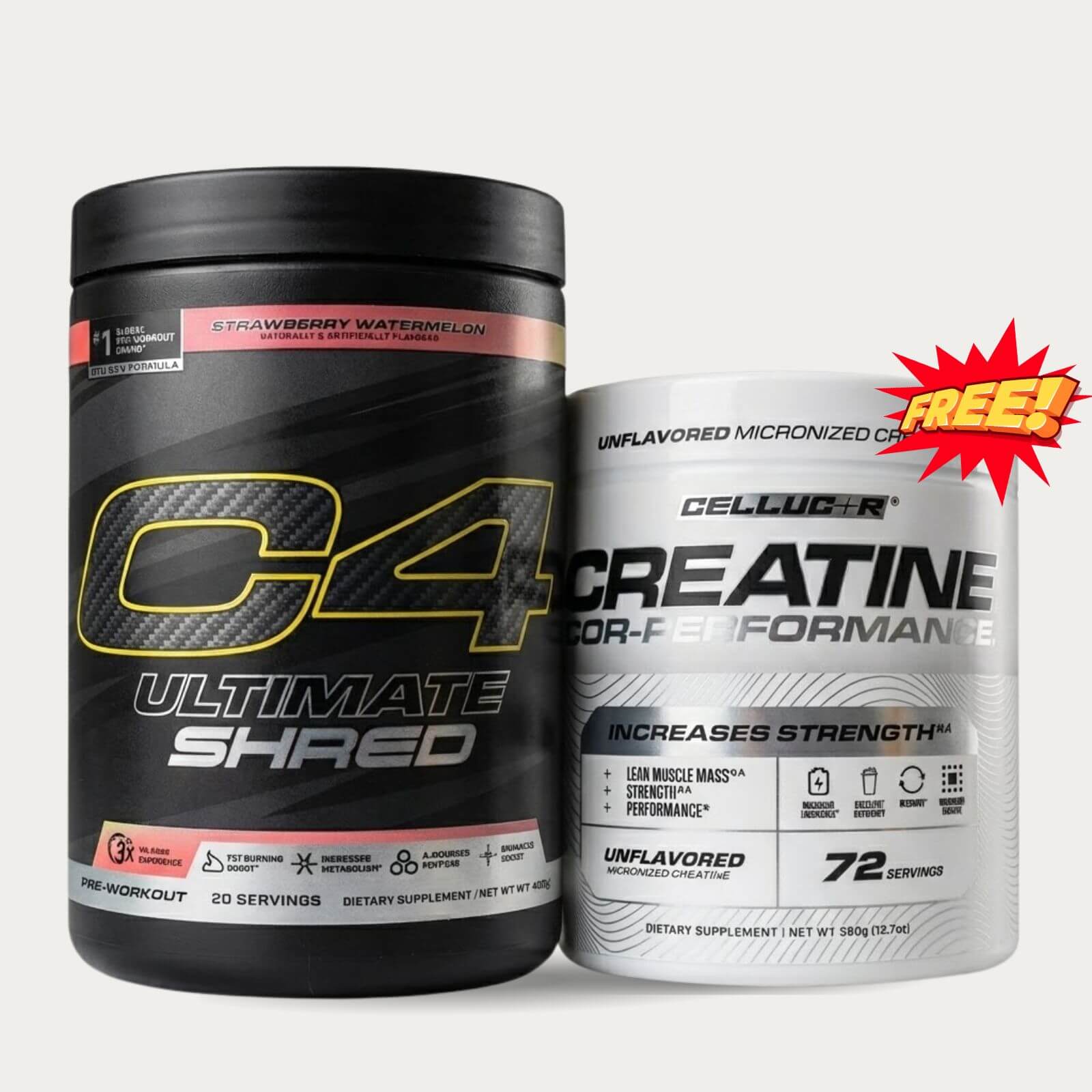 Cellucor c4 ultimate shred with free c4 creatine