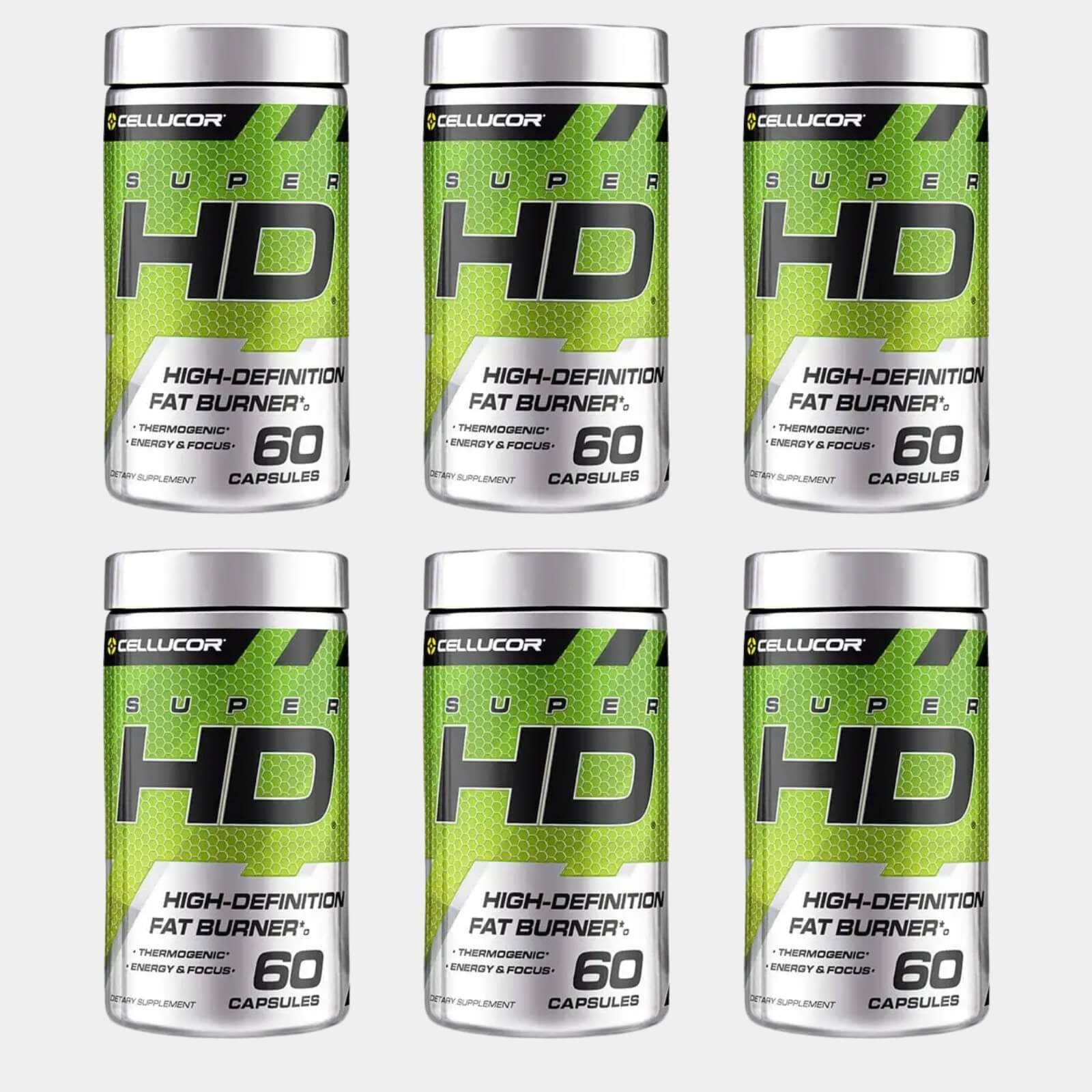Cellucor Super HD Fat Burner 60 Servings Pack of 6