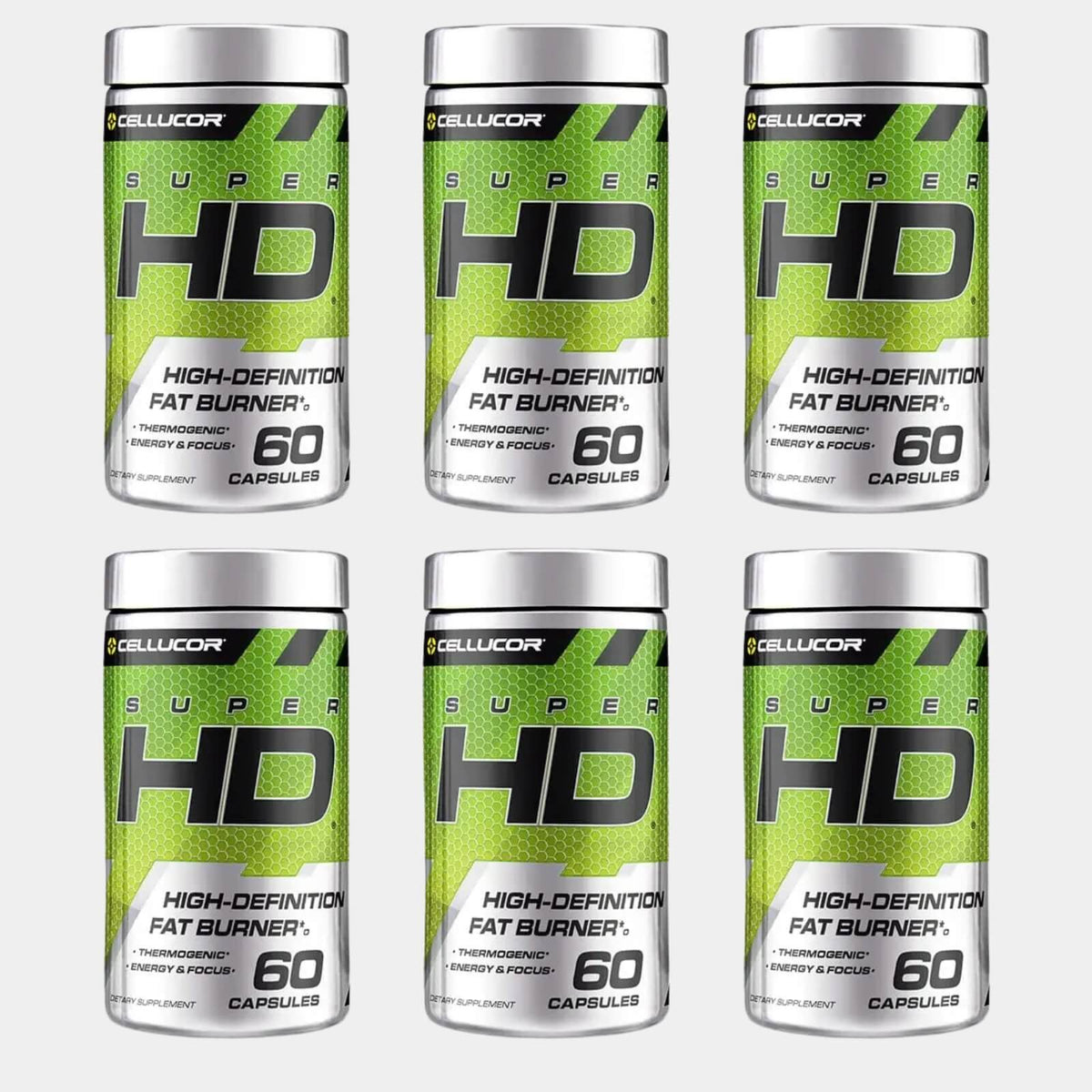 Cellucor Super HD Fat Burner 60 Servings Pack of 6
