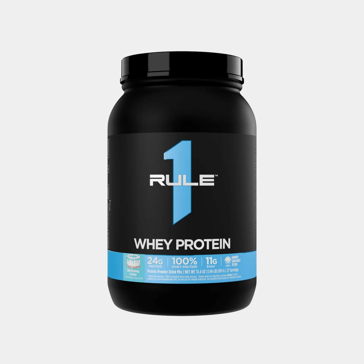 Rule One Proteins R1 Whey Protein | 2 lb | Birthday Cake