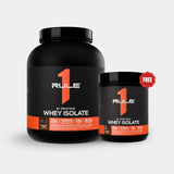 Rule One Proteins R1 Protein Whey Isolate | 5 lb | 73 Servings | Chocolate Fudge