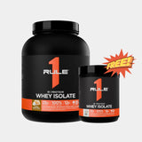 Rule One Proteins R1 Protein Whey Isolate | 5 lb | Vanilla Butter Cake (Free R1 1lb Vanilla Crème)