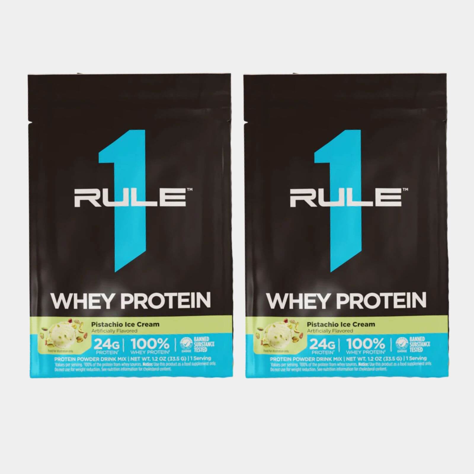 R1 Whey Protein - 1LB - Vanilla Ice Cream pack of 2