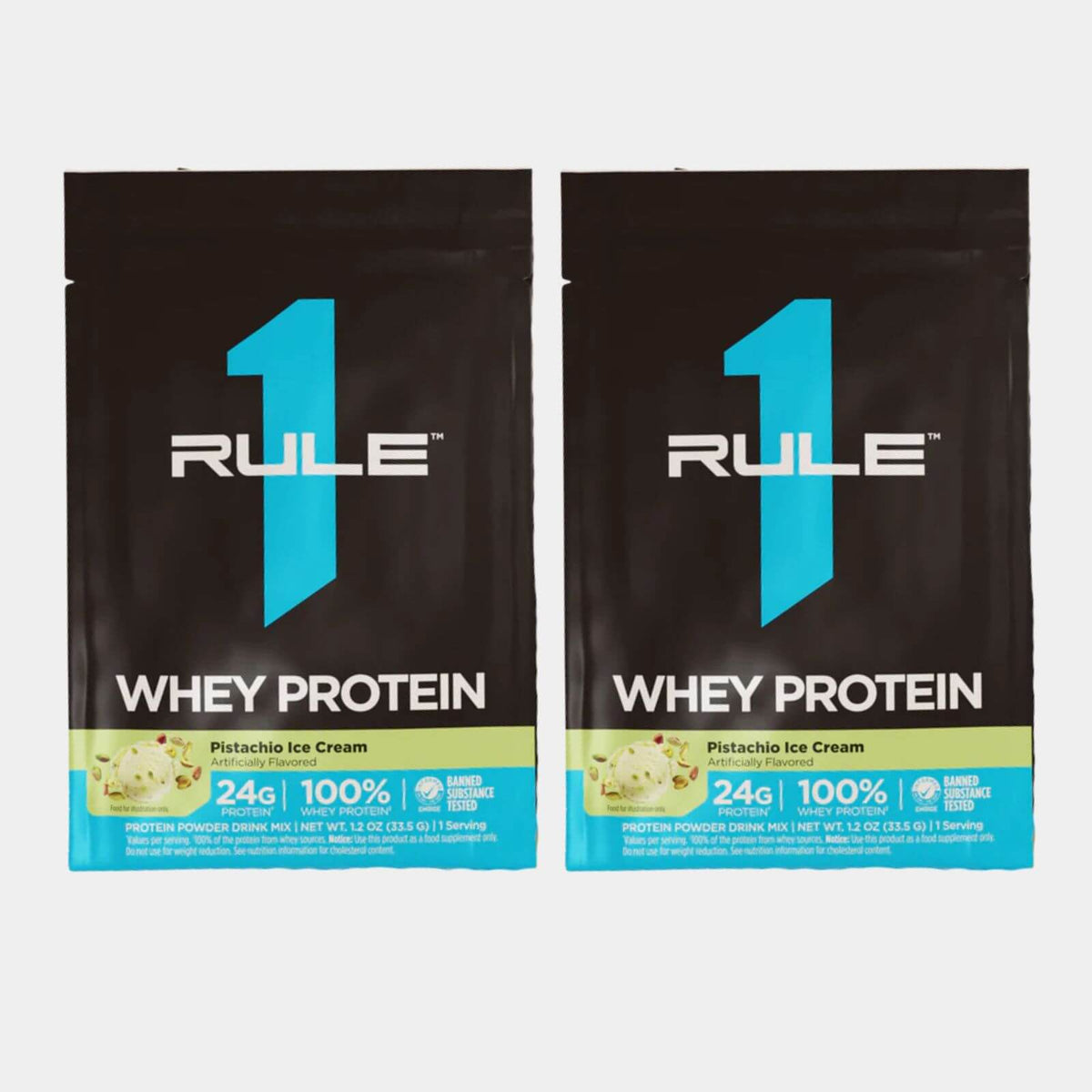 R1 Whey Protein - 1LB - Vanilla Ice Cream pack of 2