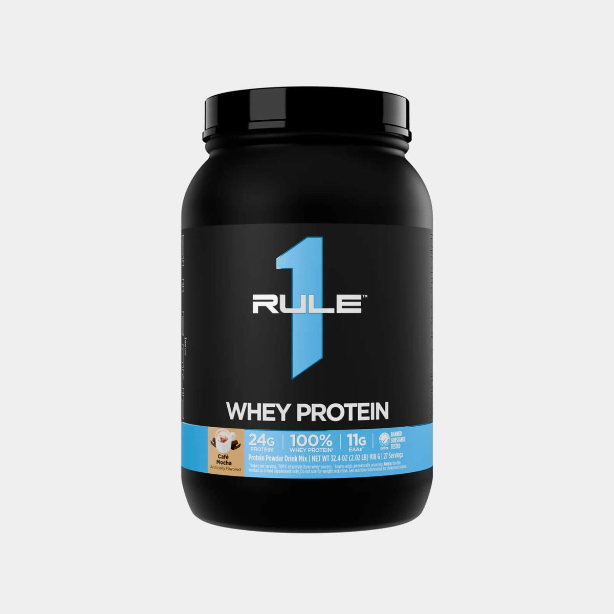 Rule One Proteins R1 Whey Protein | 2 lb | Cafè Mocha