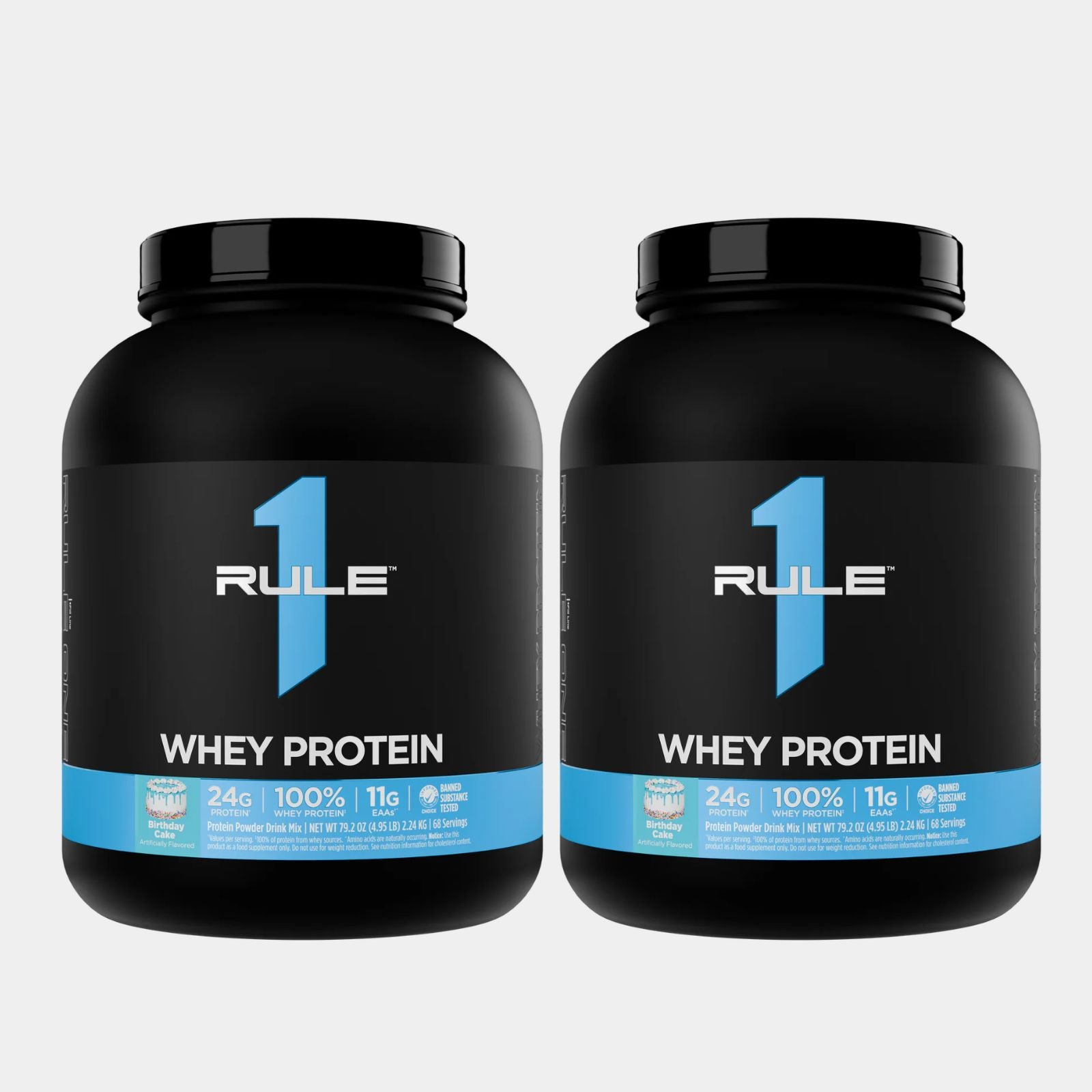 R1 Whey Protein - 5LB - Birthday Cake Pack of 2