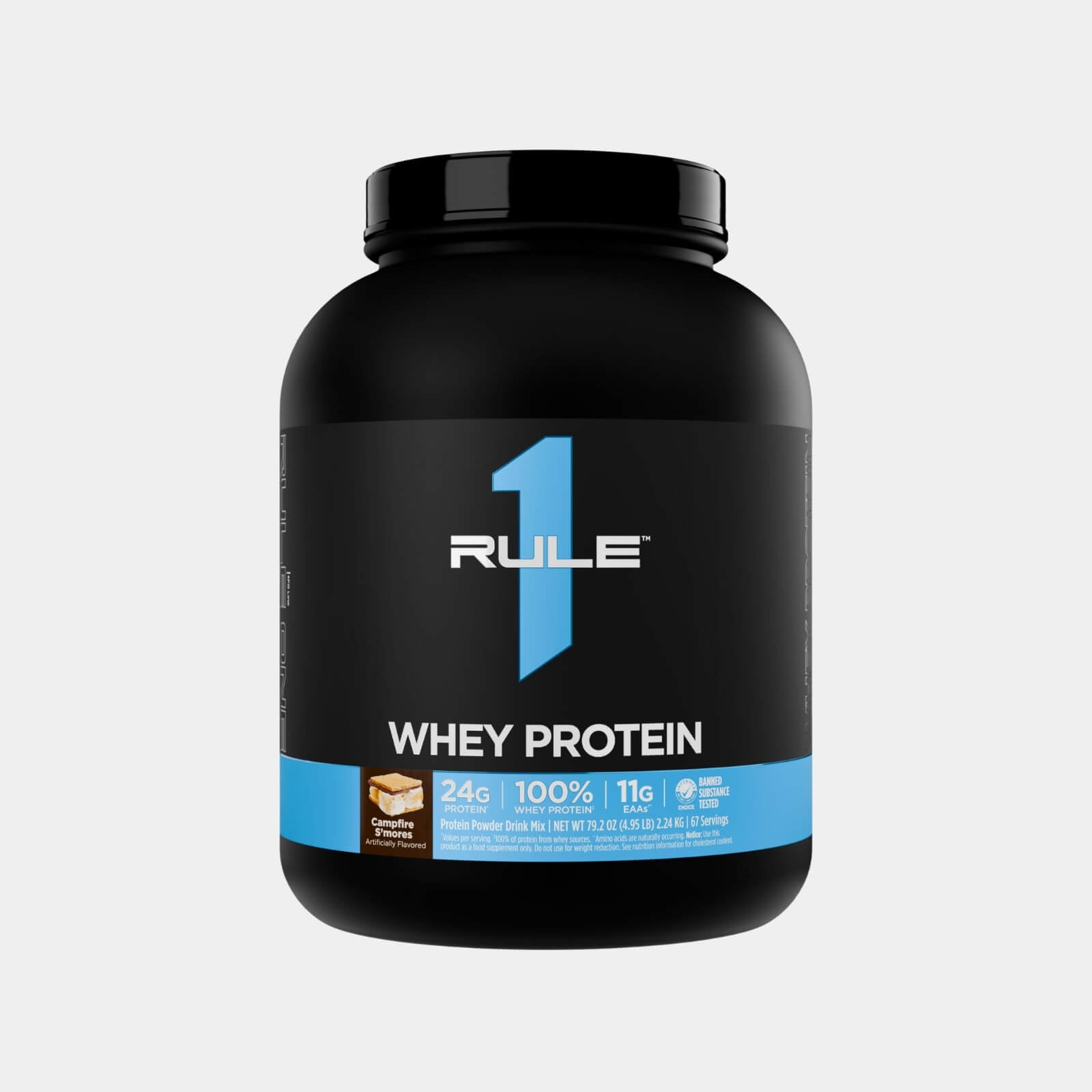Rule One Proteins R1 Whey Protein | 5 lb | Campfire S'mores