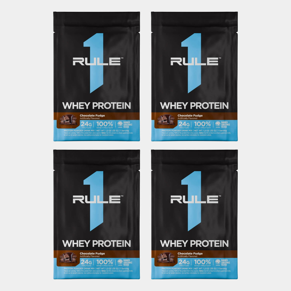 Rule One Proteins R1 Whey Protein | 1 Servings | Chocolate Fudge