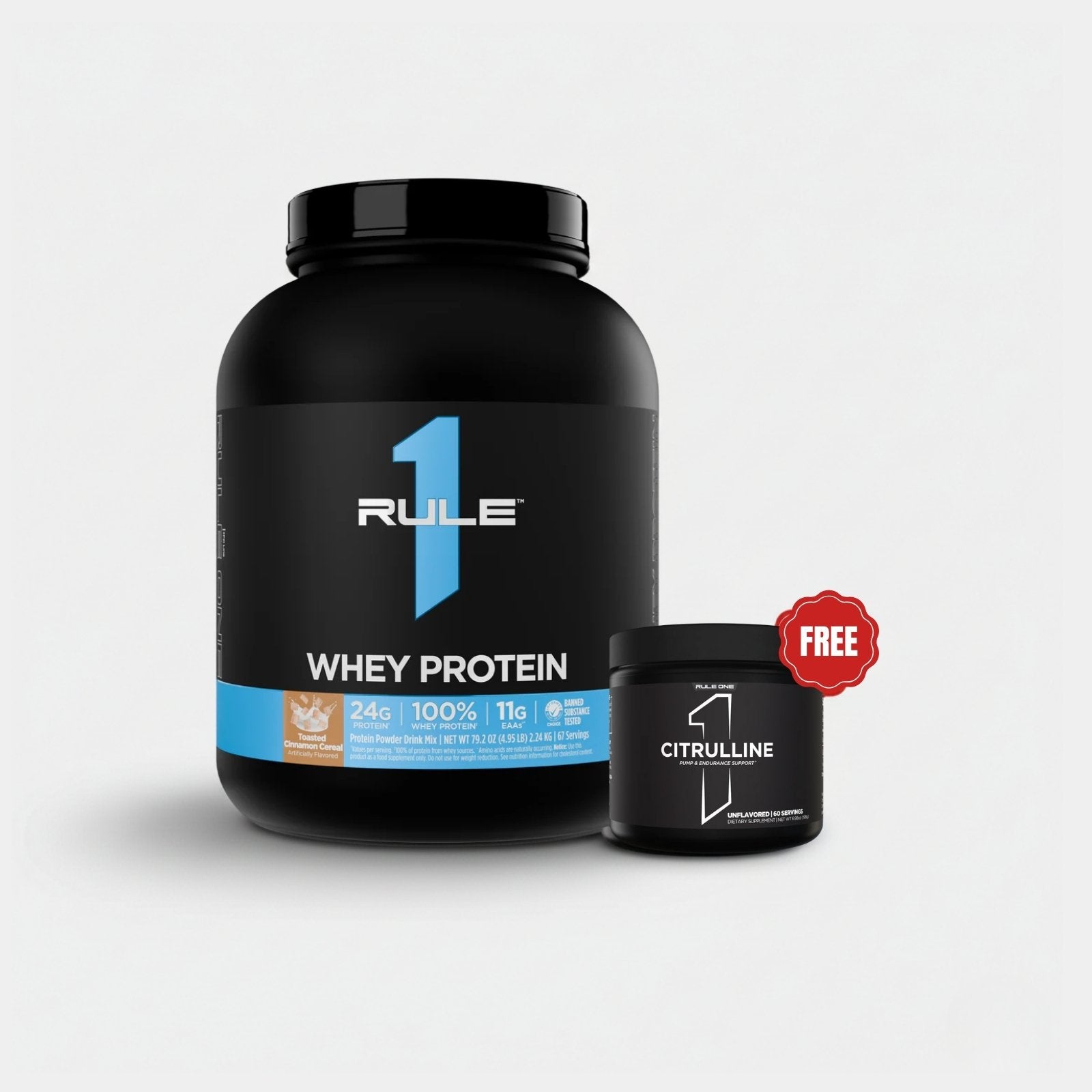 Rule One Proteins R1 Whey Protein | 5 lb | 67 Servings | Toasted Cinnamon Cereal
