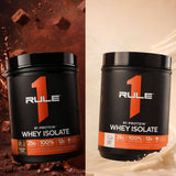 Rule One Proteins R1 Protein Whey Isolate | 1lb | Choclate Fudge + Vanila Cream