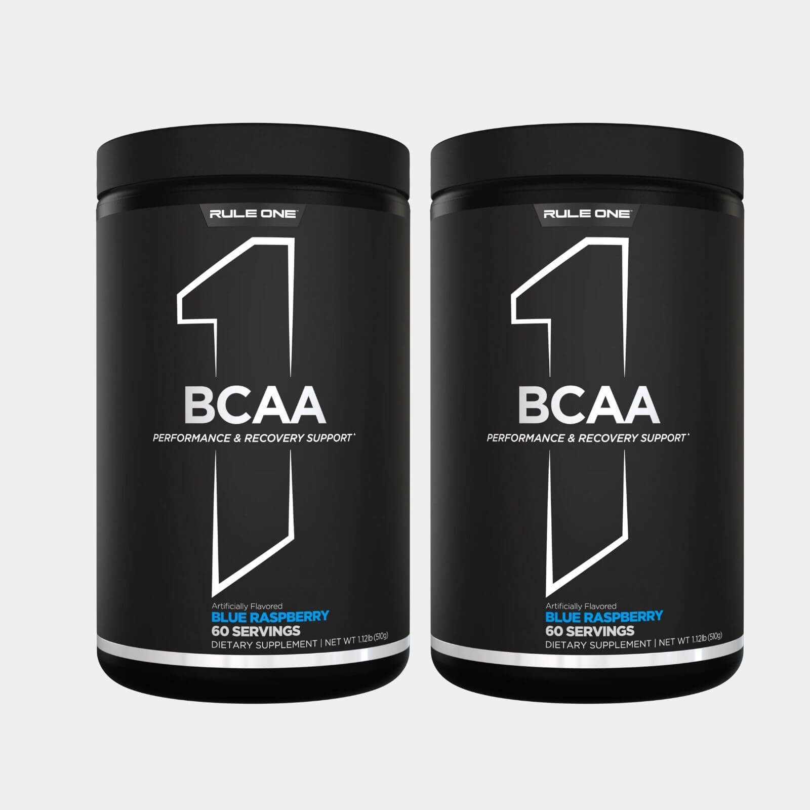 Rule One Proteins BCAAs  60 Servings  Blue Raspberry pack of 2