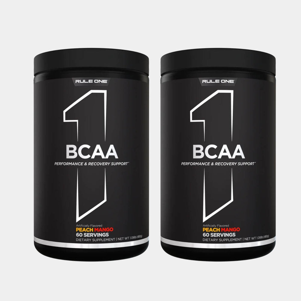 Rule One Proteins BCAAs  60 Servings Peach Mango pack of 2