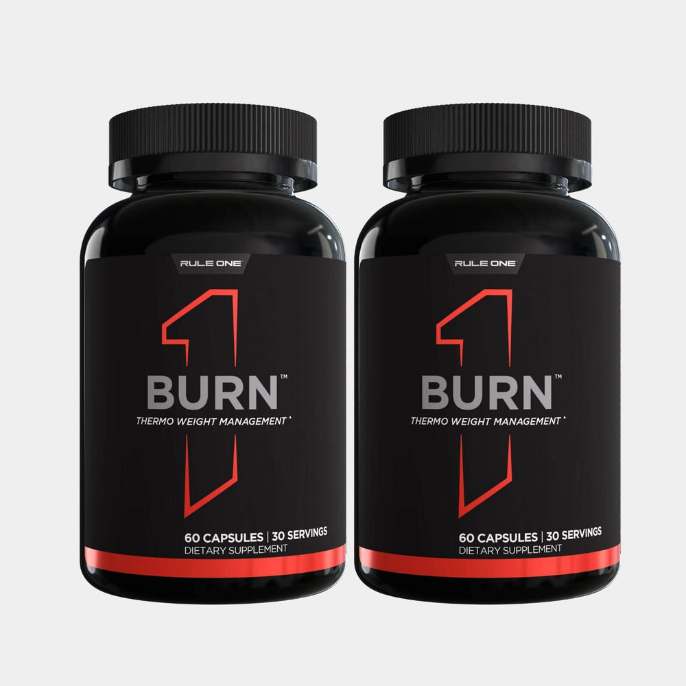 Rule One Proteins Burn 30 Servings 60 capsules Unflavored pack of 2