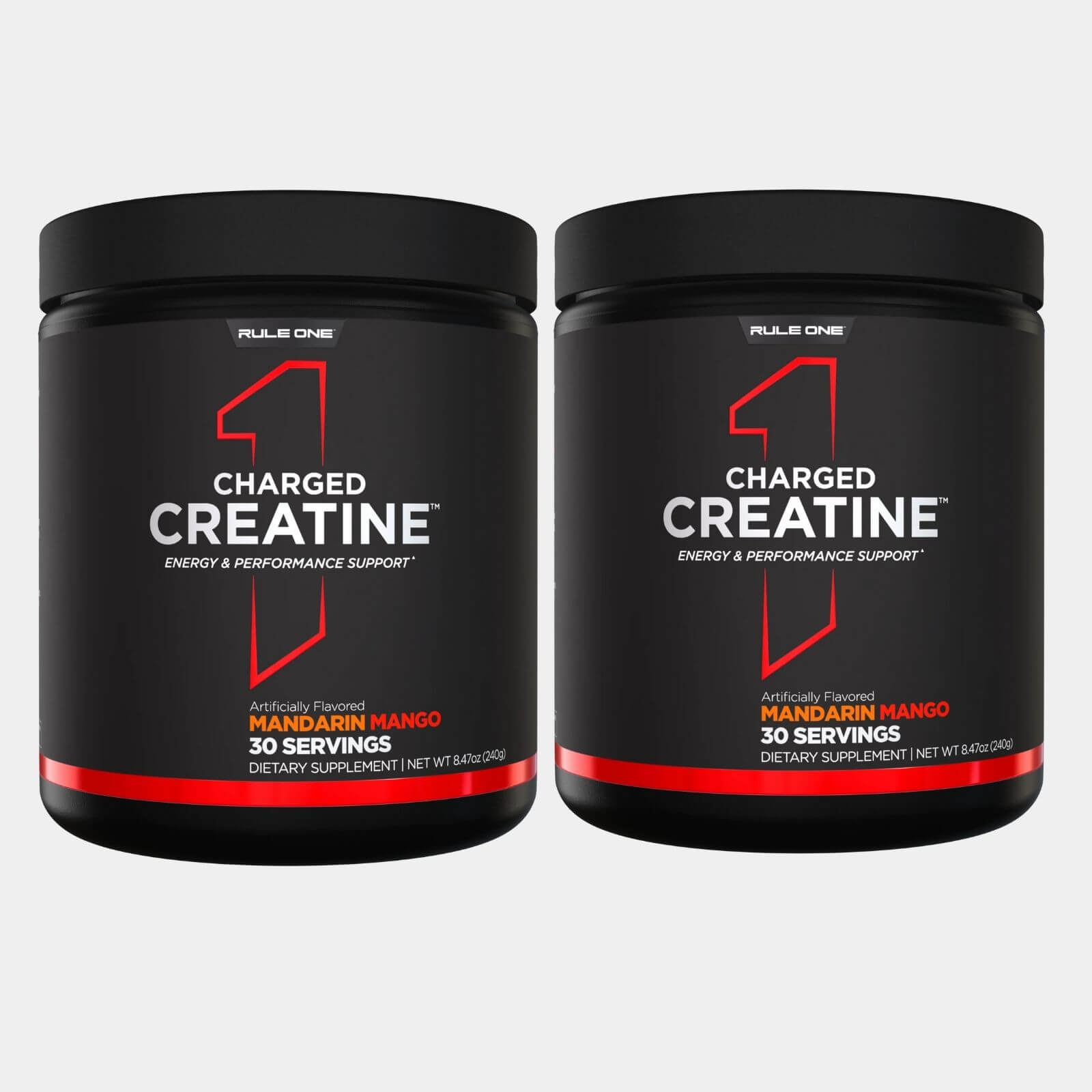 Rule One Proteins Charged Creatine  30 Servings  Mandarin Mango pack of 2