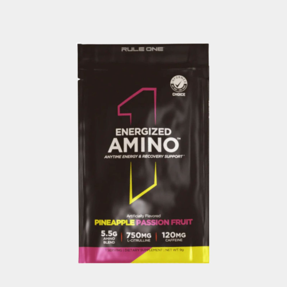 Rule One Proteins Energized Amino  1 Servings  Pineapple Passion Fruit