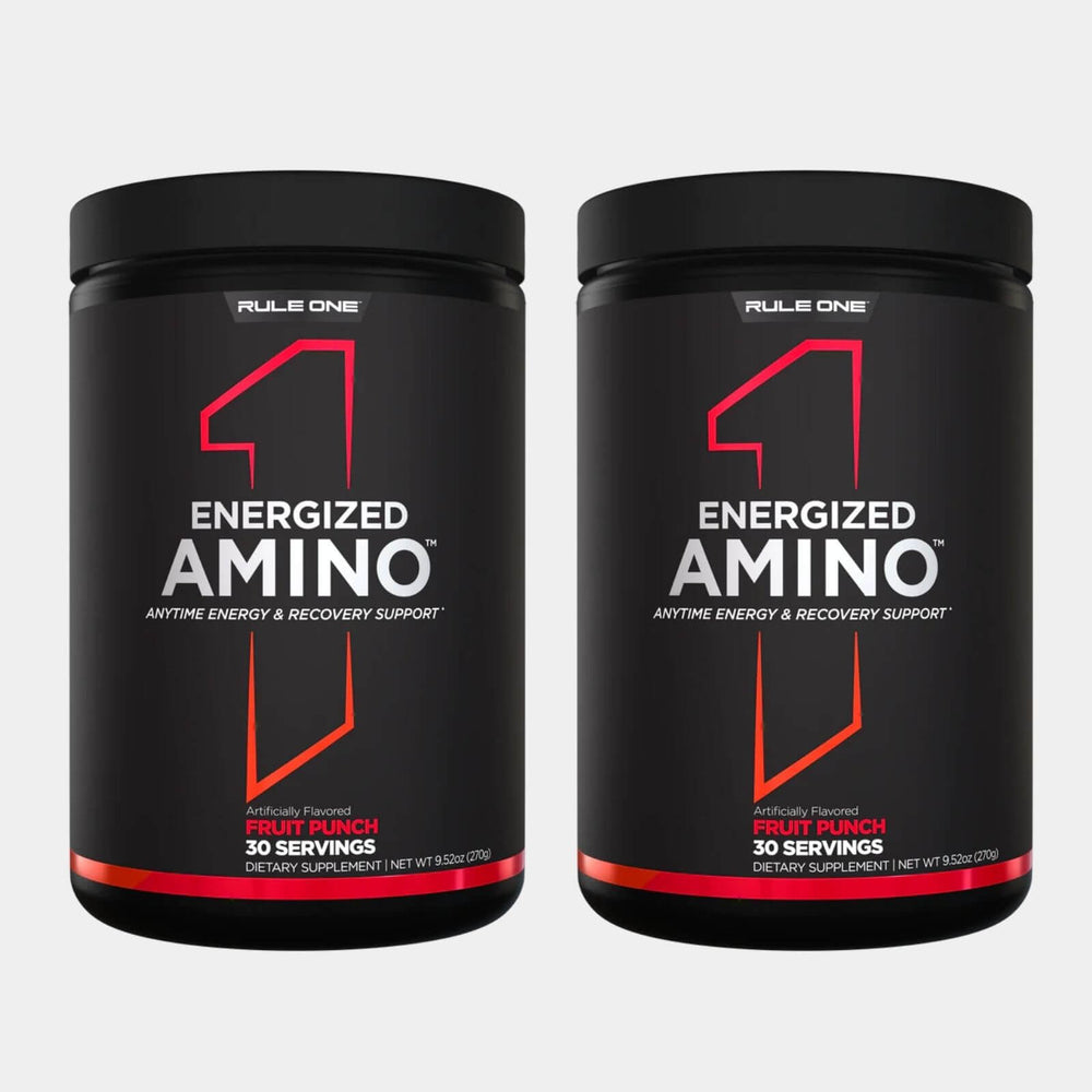 Rule One Proteins Energized Amino  30 Servings  Fruit Punch pack of 2