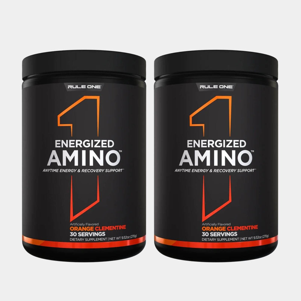 Rule One Proteins Energized Amino  30 Servings  Orange Clementine pack of 2