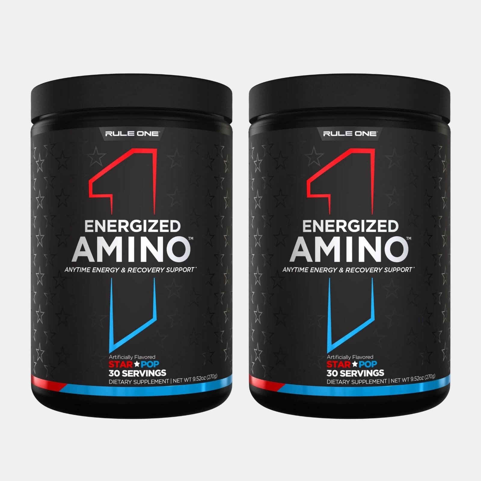 Rule One Proteins Energized Amino  30 Servings  Star Pop pack of 2