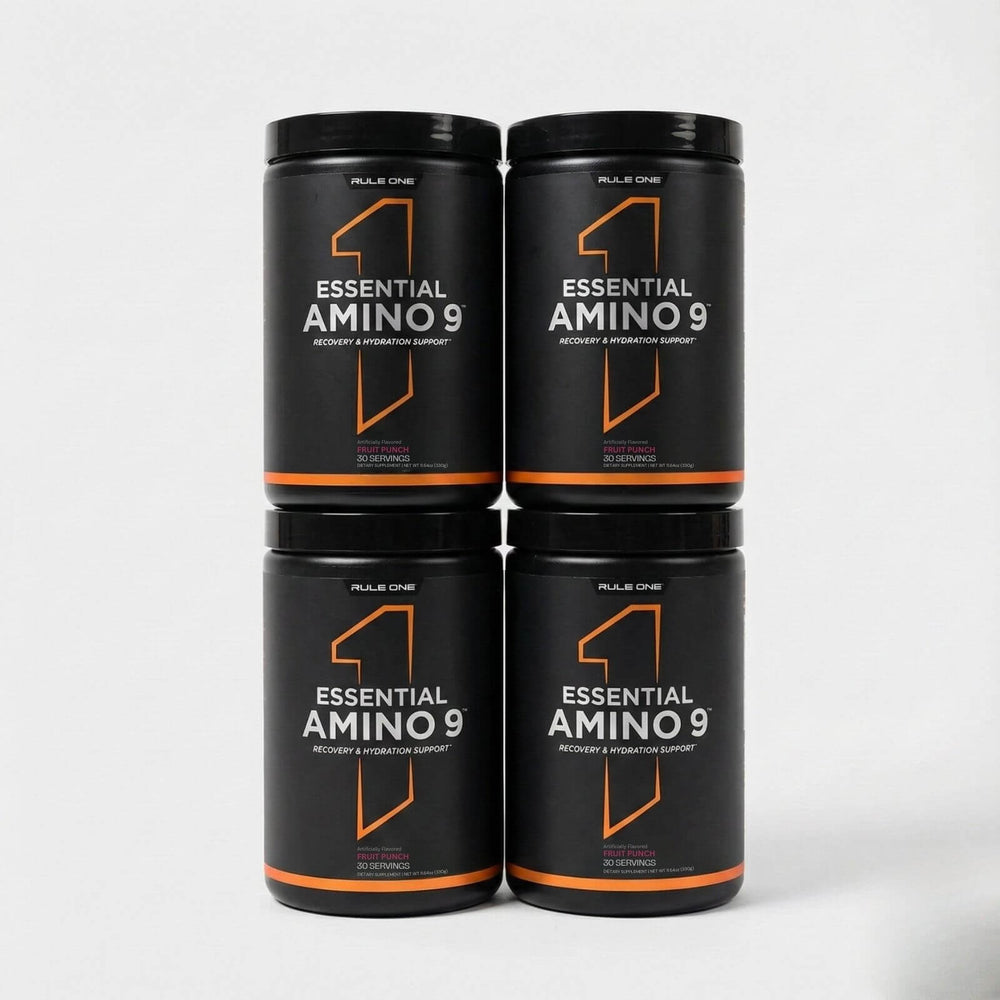 Rule One Proteins Essential Amino 9 Fruit Punch pack of 4