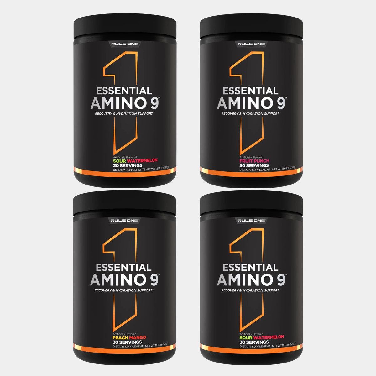 Rule One Proteins Essential Amino 9 | 30 Servings | Peach Mango