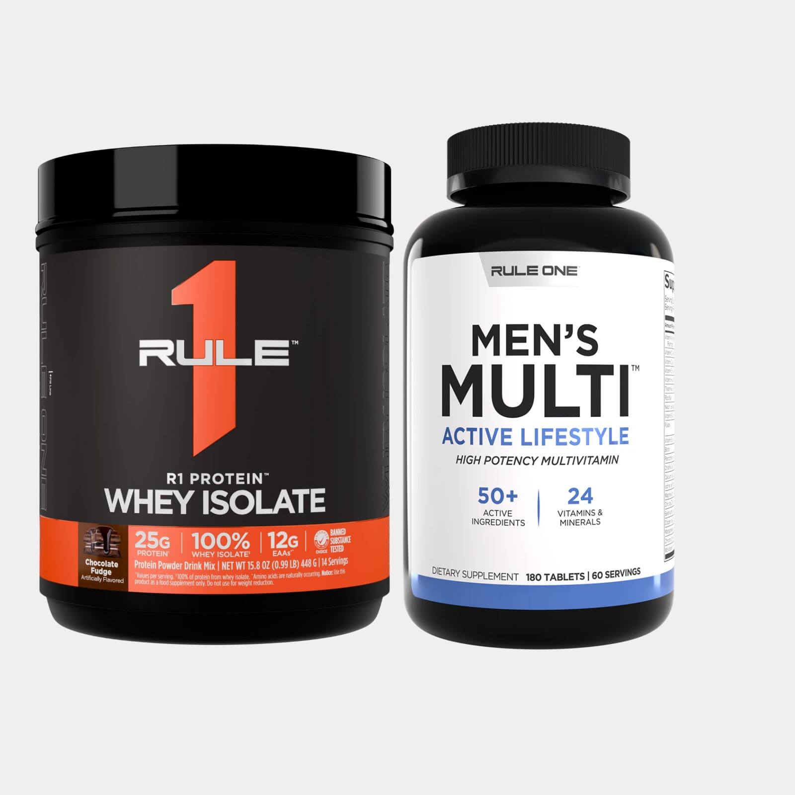 Rule One Proteins Men_s Multi 180 Tablets_Rule One Proteins R1 Protein Whey Isolate 1lb