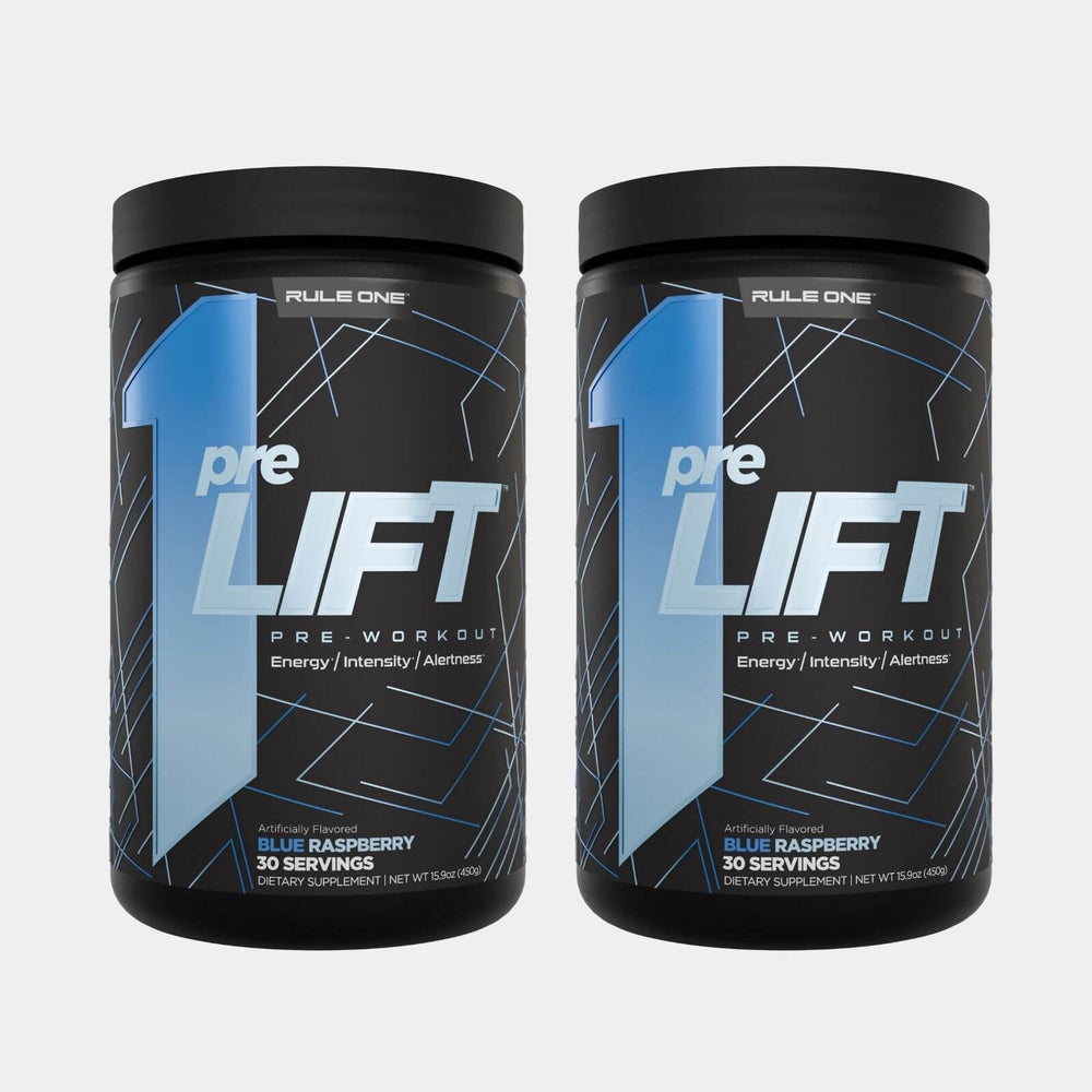 Rule One Proteins PreLIFT 30 Servings Blue Raspberry pack of 2