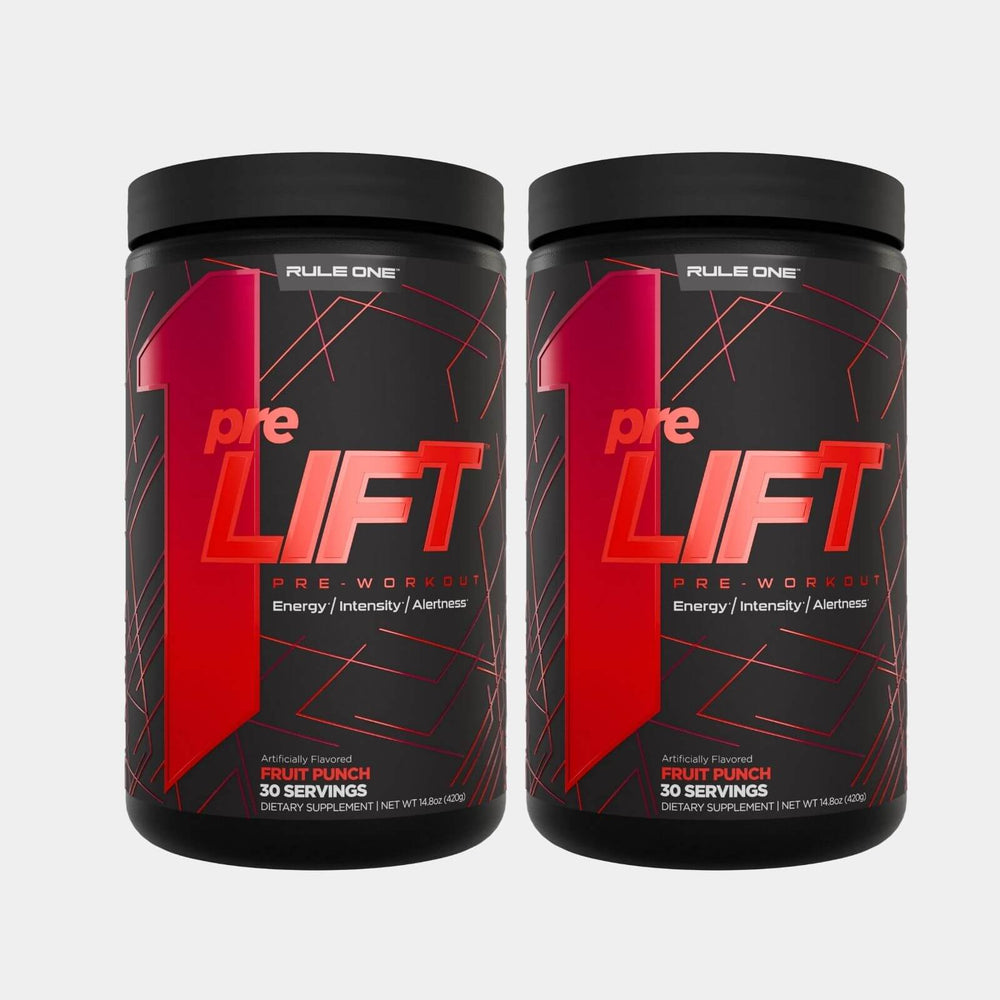 Rule One Proteins PreLIFT 30 Servings Fruit Punch pack of 2