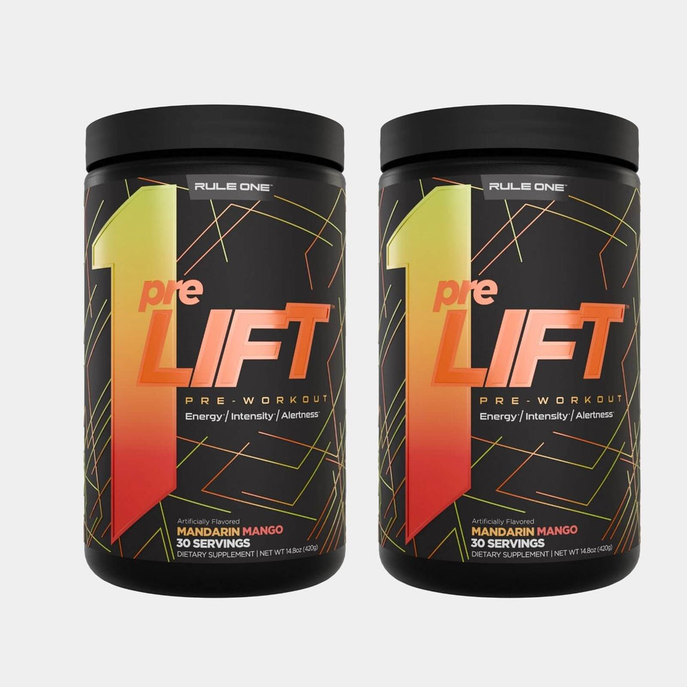 Rule One Proteins PreLIFT 30 Servings Mandarin Mango pack of 2