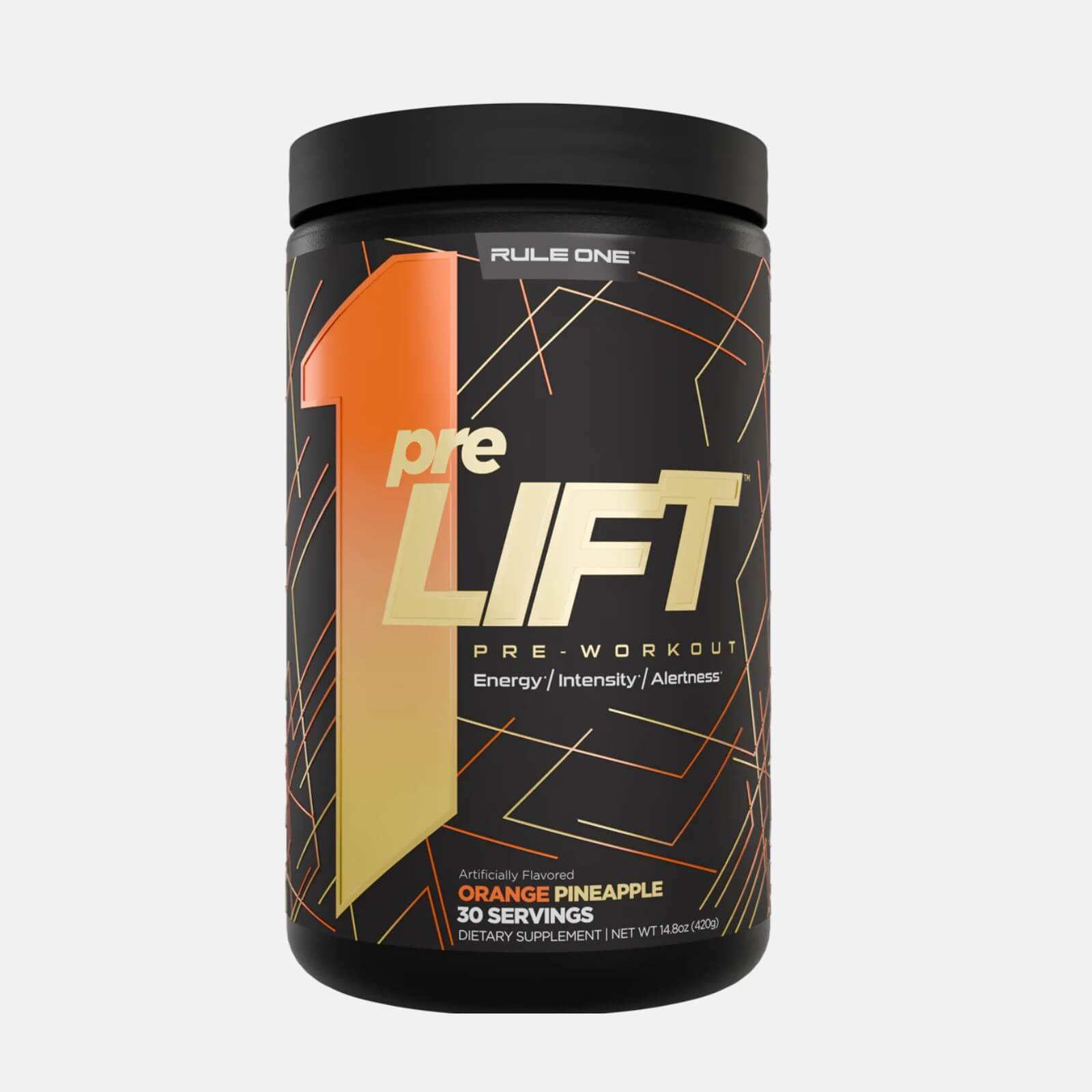 Rule One Proteins PreLIFT 30 Servings Orange Pineapple