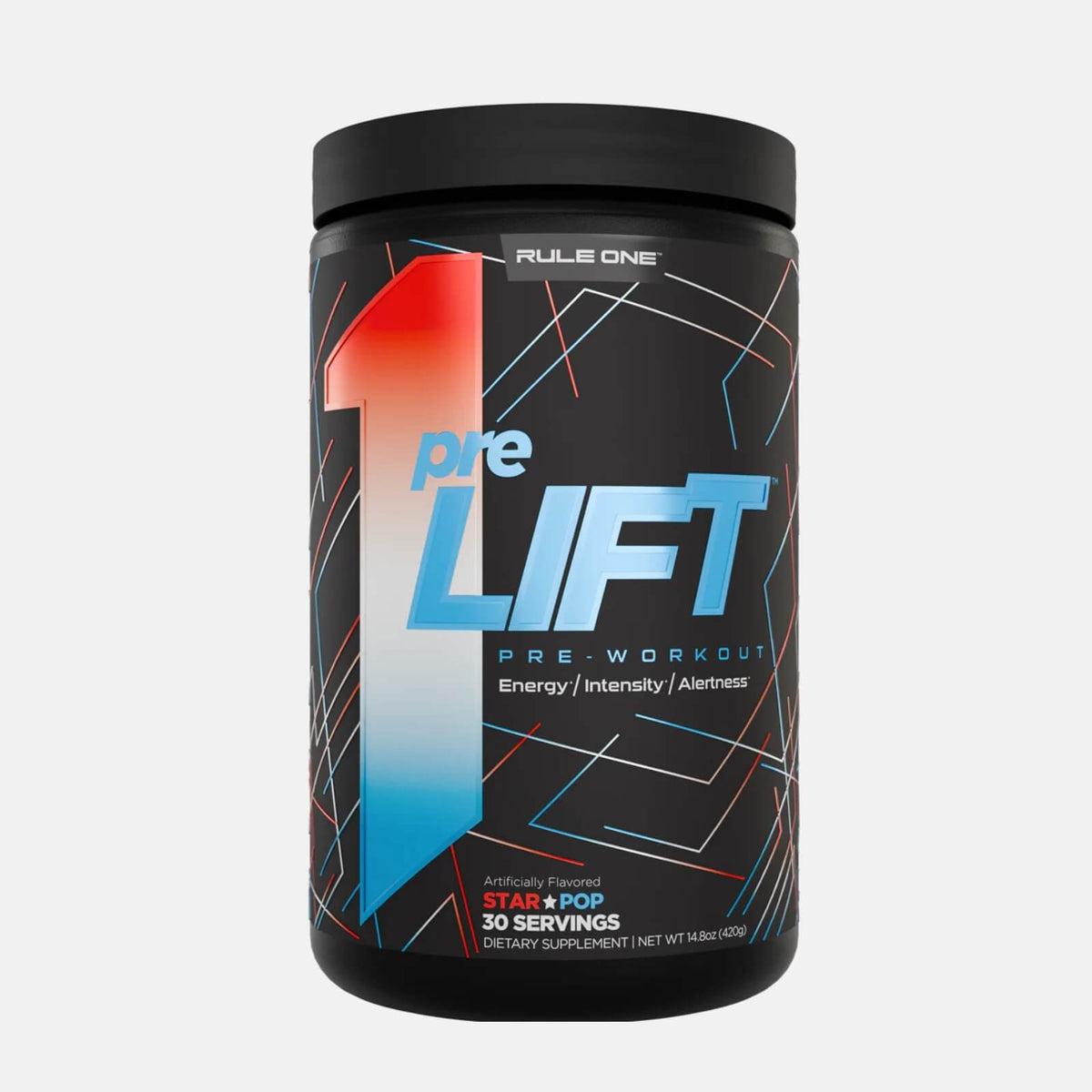 Rule One Proteins PreLIFT 30 Servings Star Pop