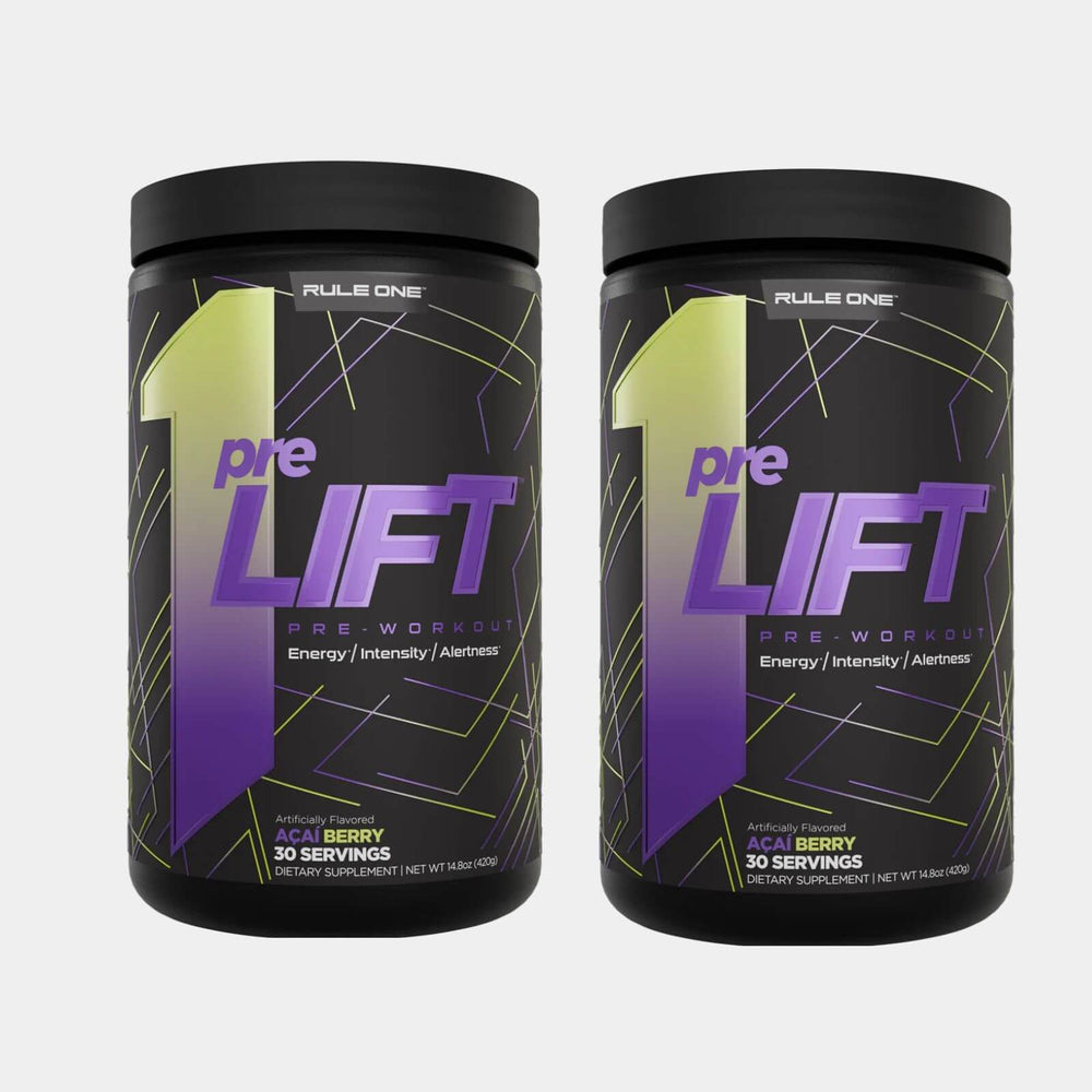 Rule One Proteins PreLIFT _ 30 Servings   Acai Berry pack of 2