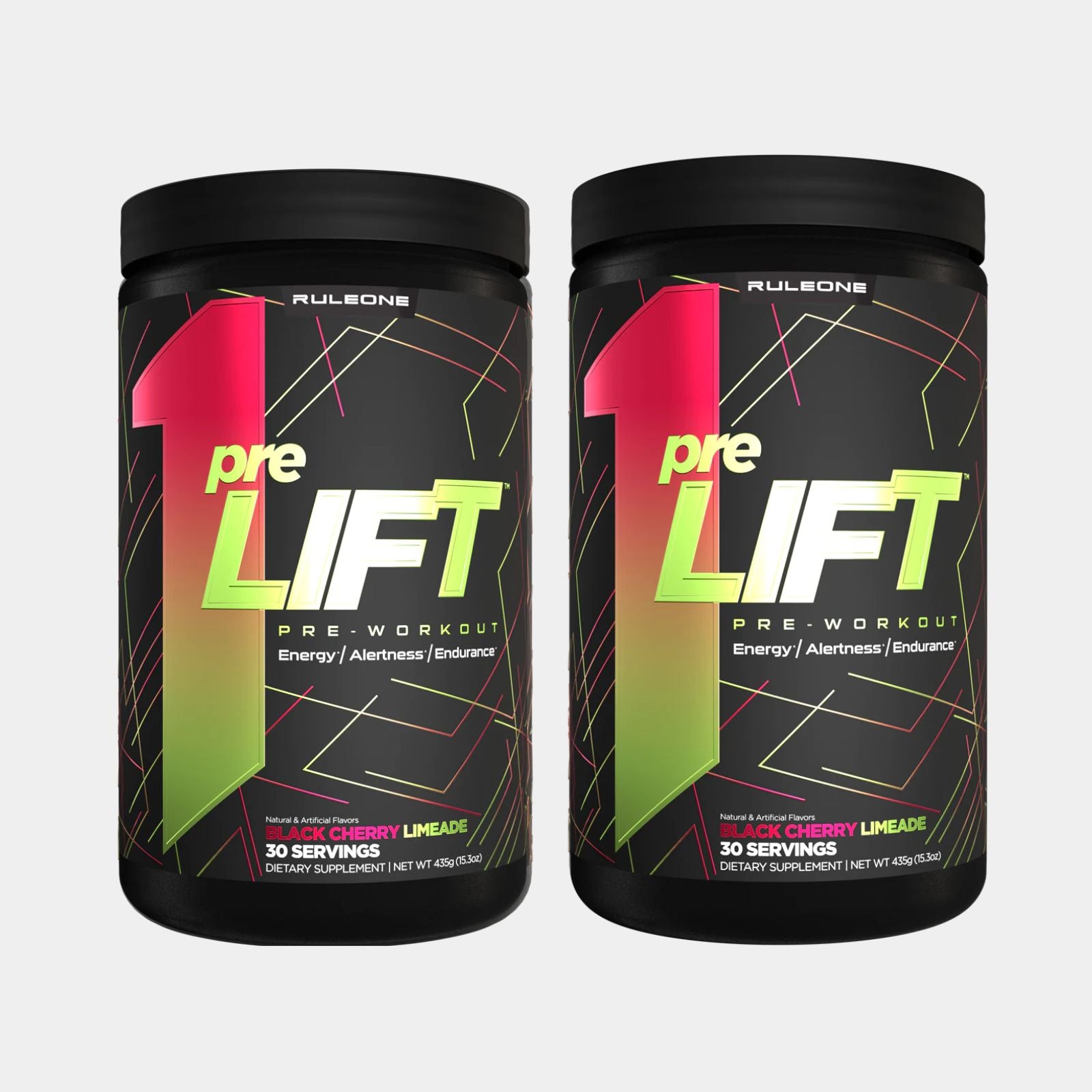 Rule One Proteins PreLIFT 30 Servings black cherry limeade