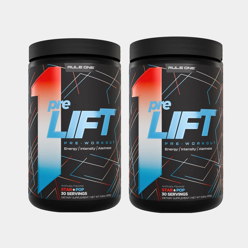 Rule One Proteins PreLIFT 30 Servings star pop pack of 2