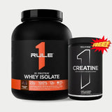 Rule One Proteins R1 Protein Whey Isolate | 5 lb | Chocolate Fudge (Free R1 Creatine)