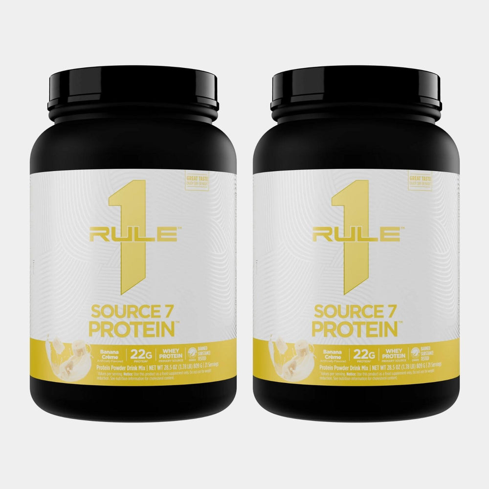 Rule One Proteins R1 Source 7  20 Servings  Banana Crème pack of 2
