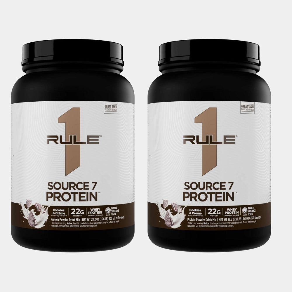 Rule One Proteins R1 Source 7  20 Servings  Cookies & Crème pack of 2