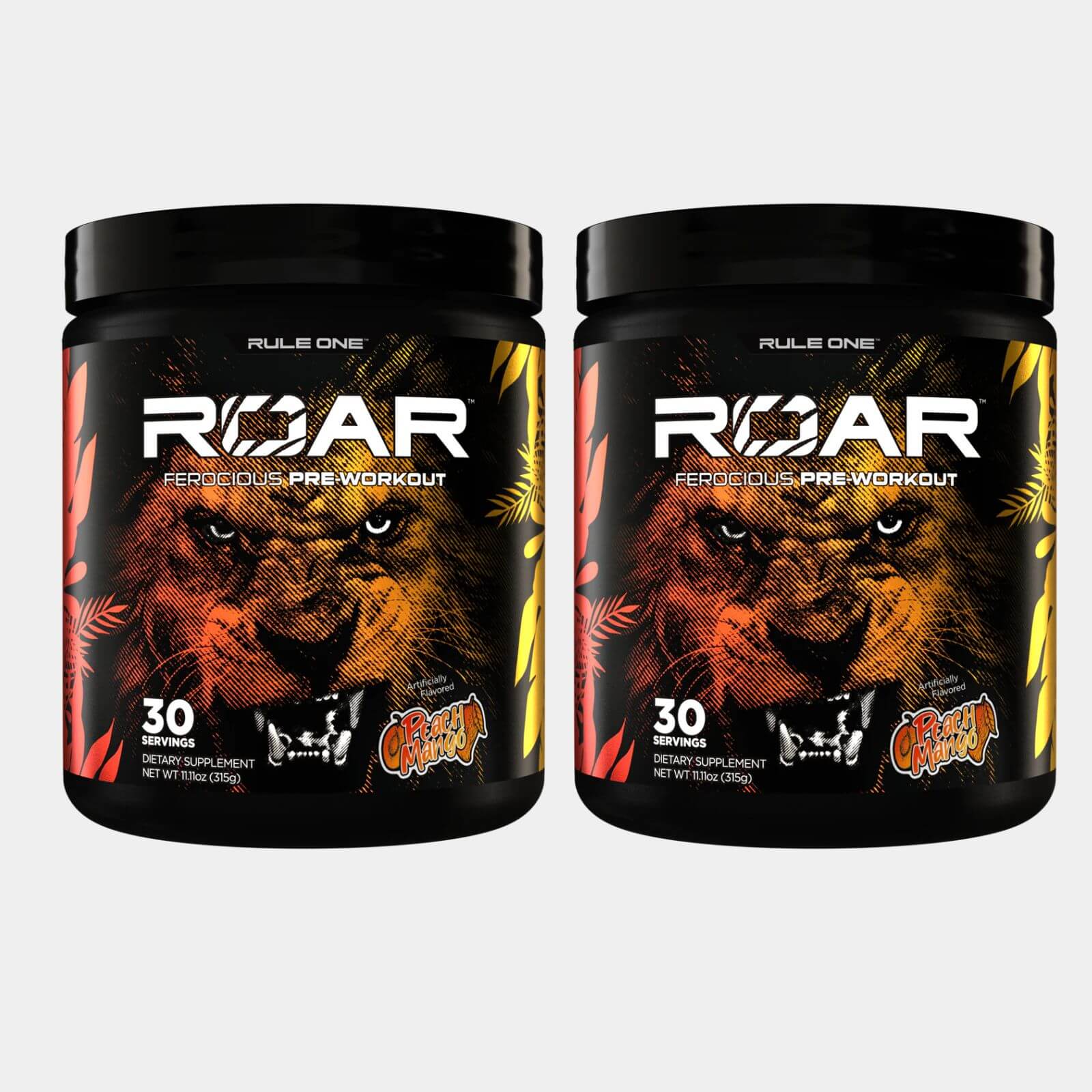 Rule One Proteins Roar _ 30 Servings  Peach Mango pack of 2